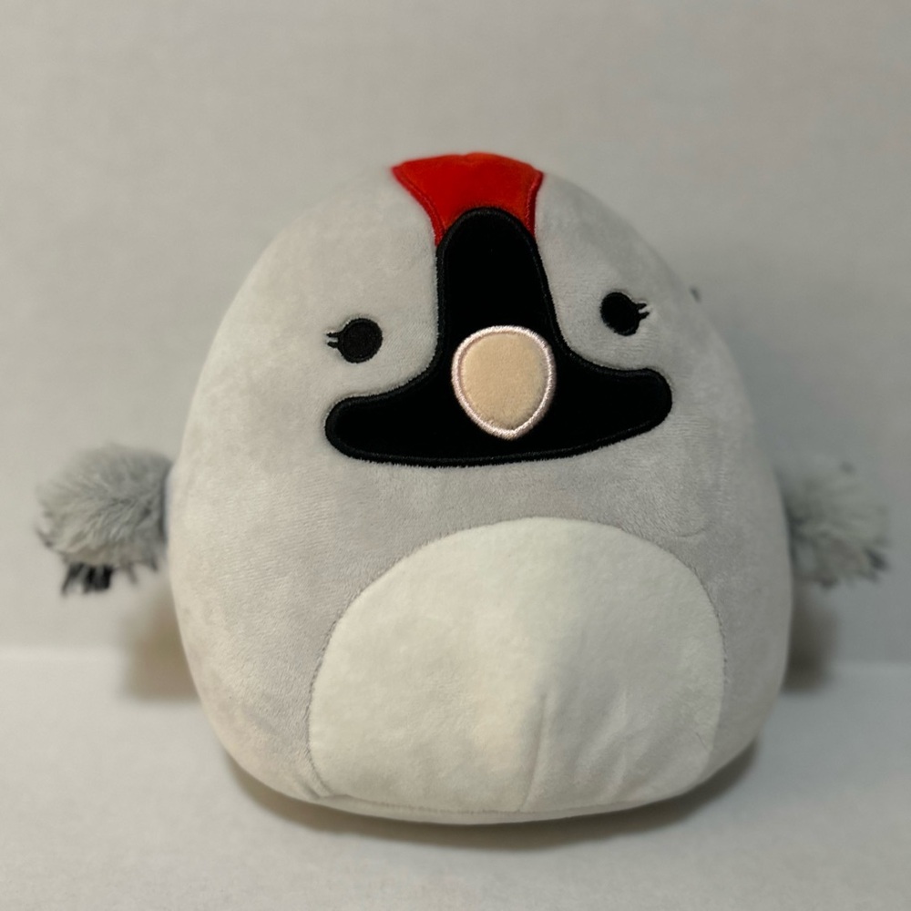 Squishmallow Basma the Whooping Crane Plush Bird Toy